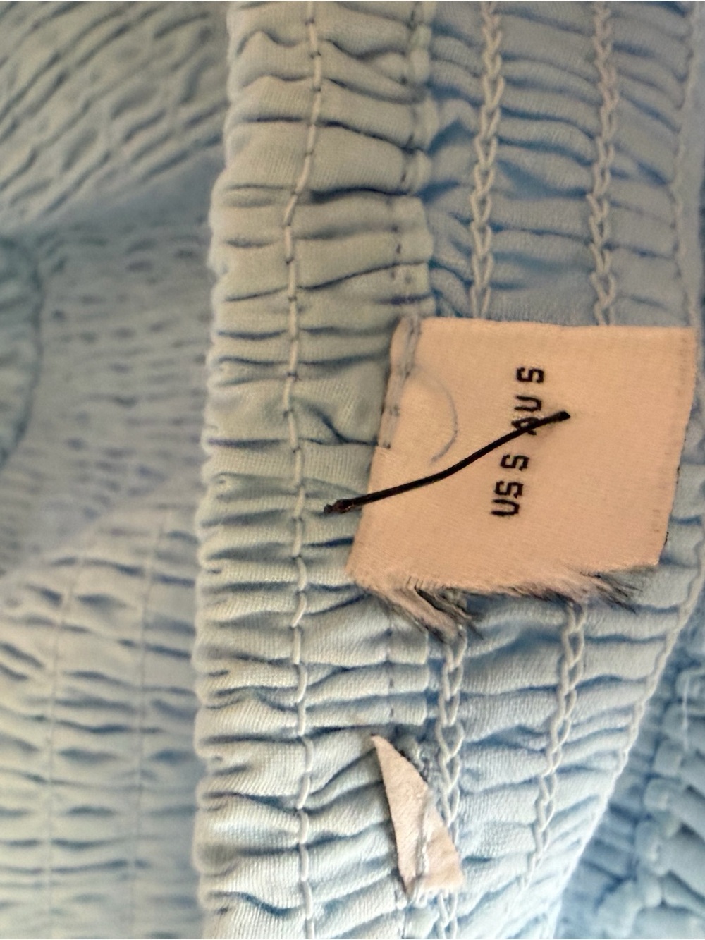Petal & pup Light Blue Tie-Shoulder Smocked Maxi Dress - Picture 6 of 6
